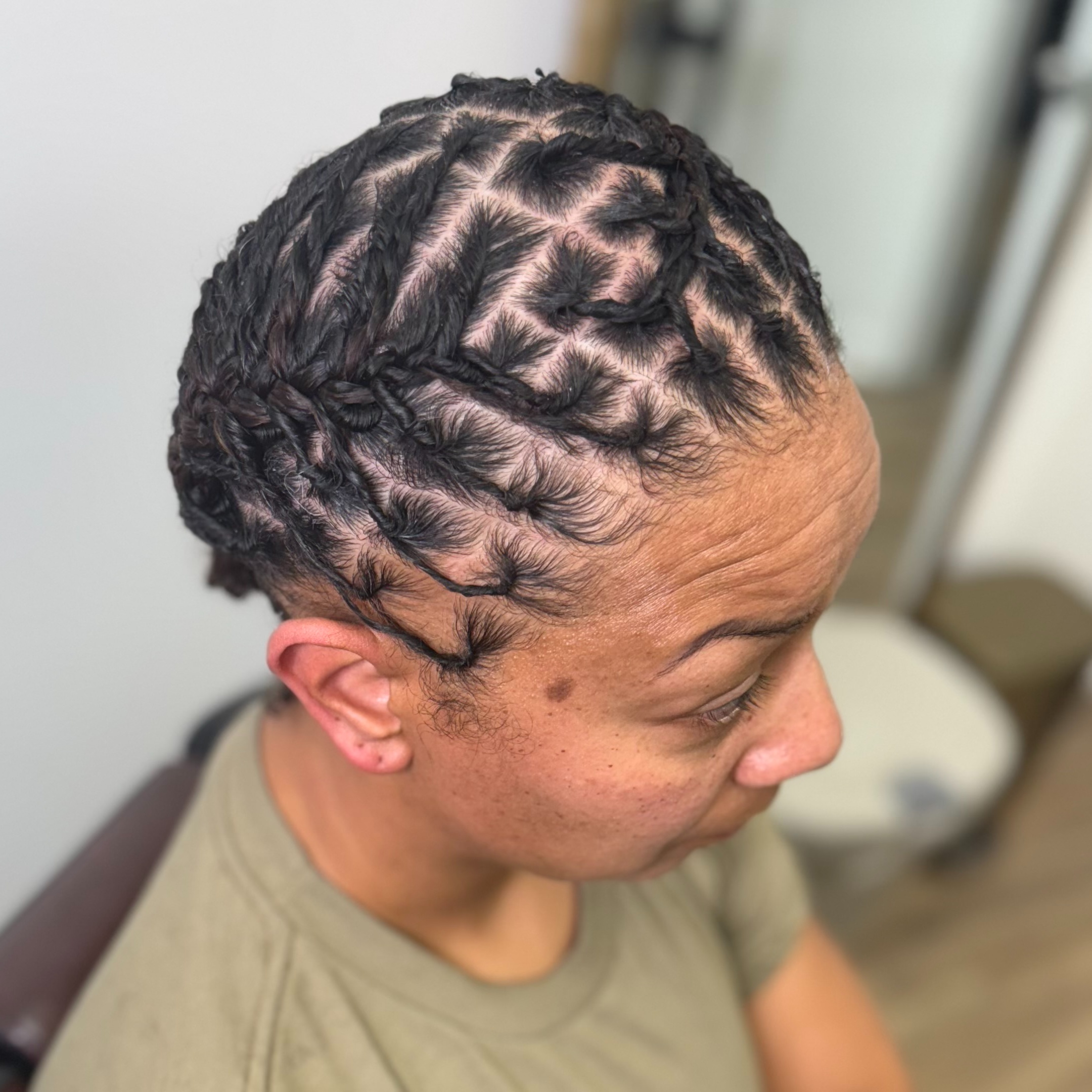 Traditional Retwist at Royal Roots Loc Experience in Chester, VA