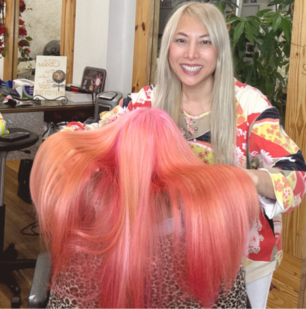 Color Pink Shades at CELEBRITY HAIR in Houston, TX