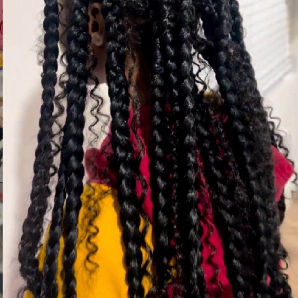 Large Knotless Braids at So Glamorous Beauty in Van Nuys, CA