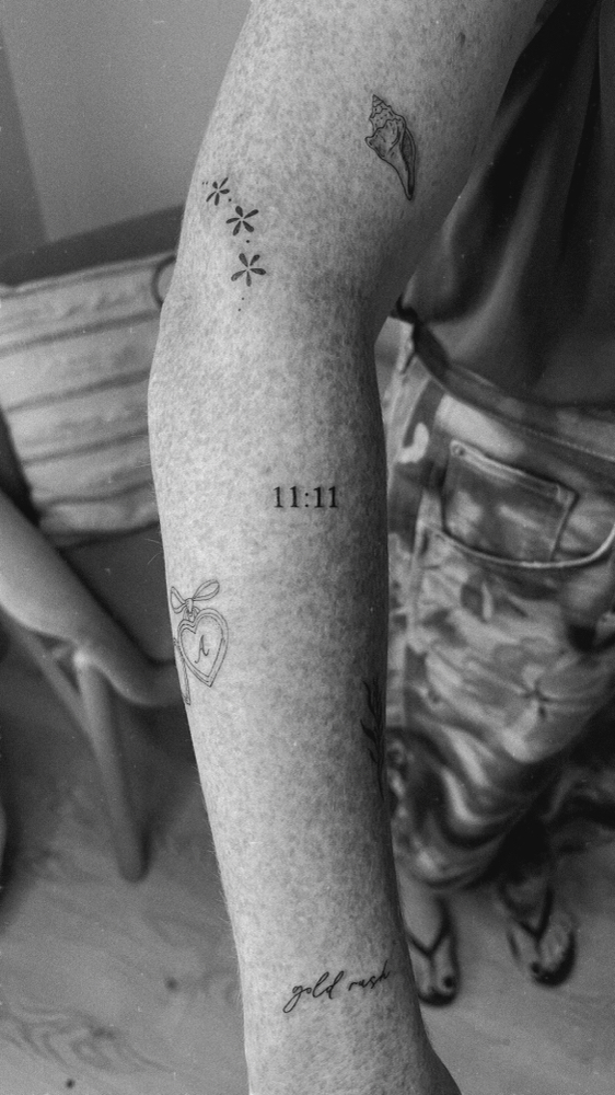 Sticker Sleeve Session at TINY TATS in Naples, FL