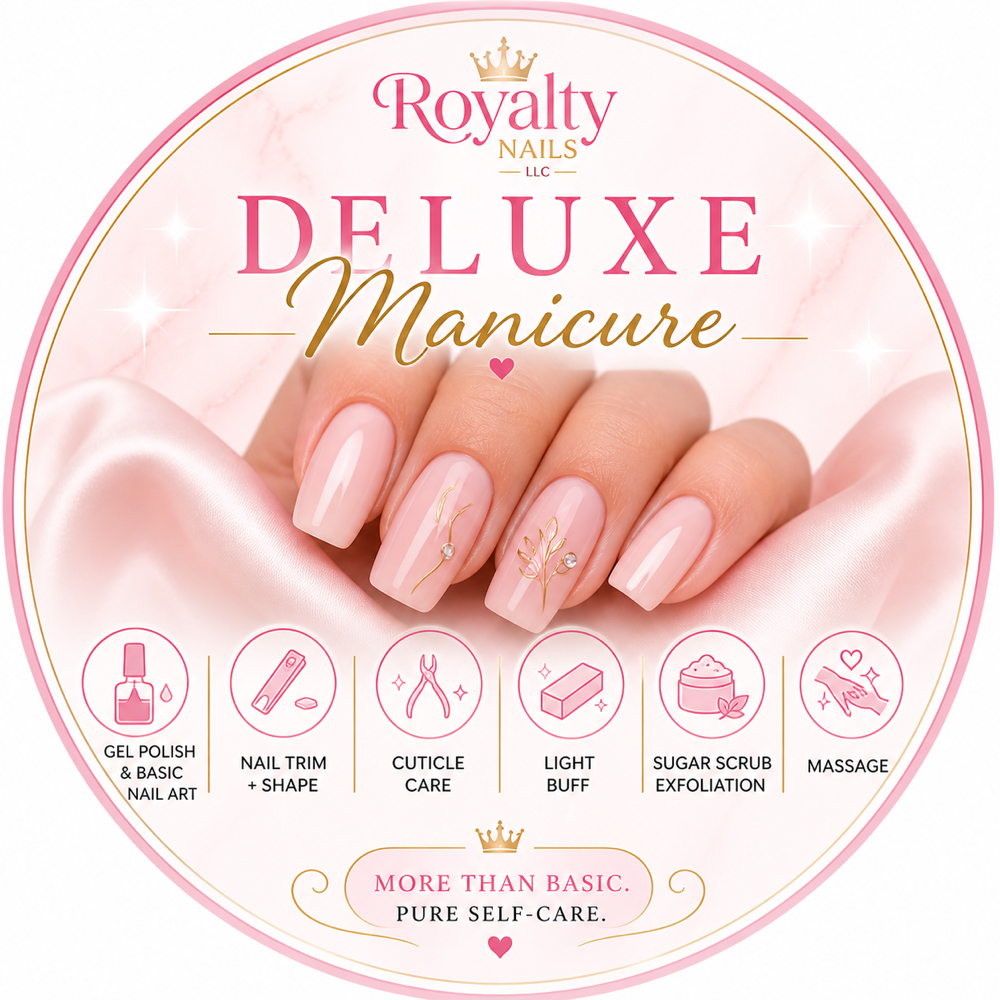 Deluxe Manicure at Royalty Nails LLC in Colorado Springs, CO