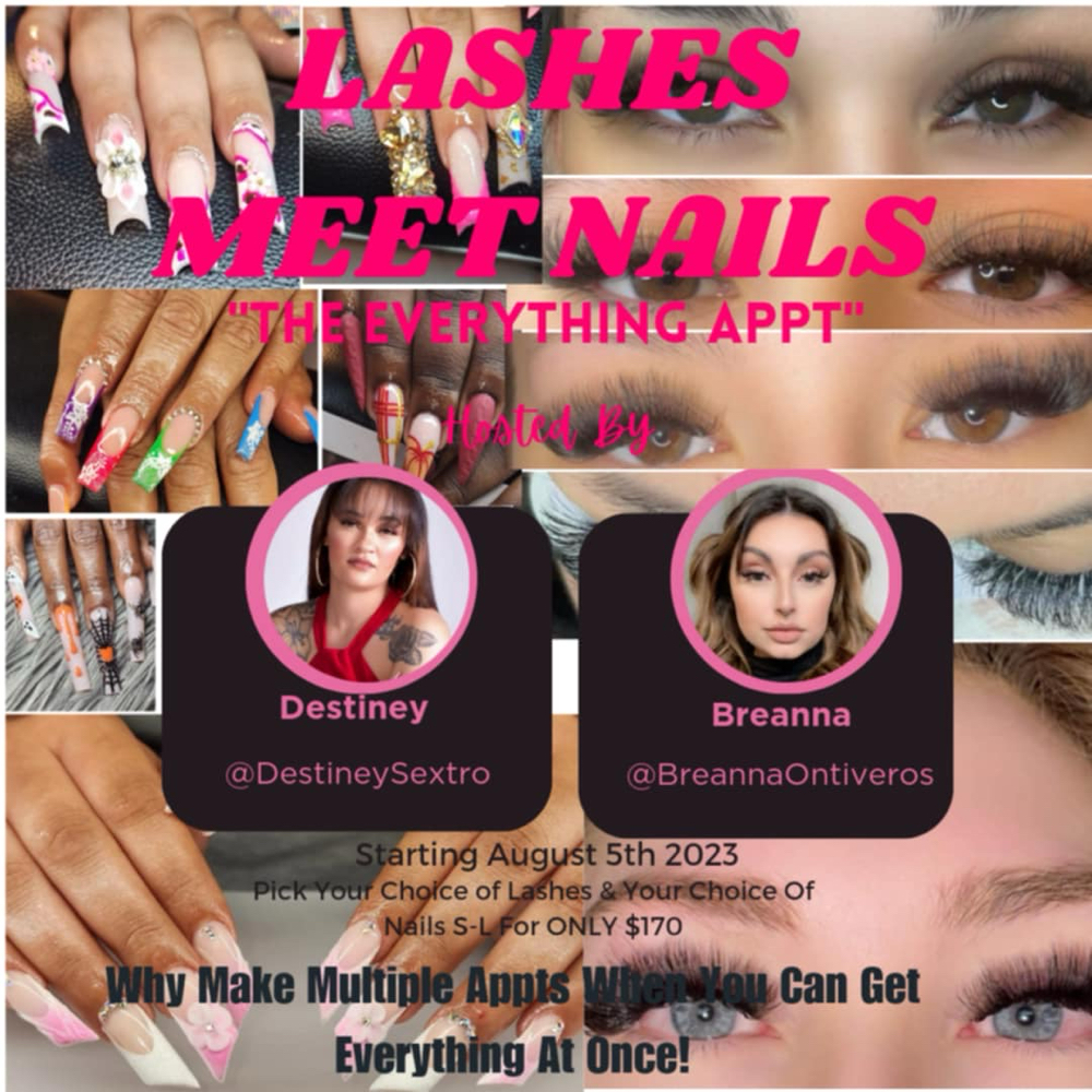 Lash And Nail Glam Package