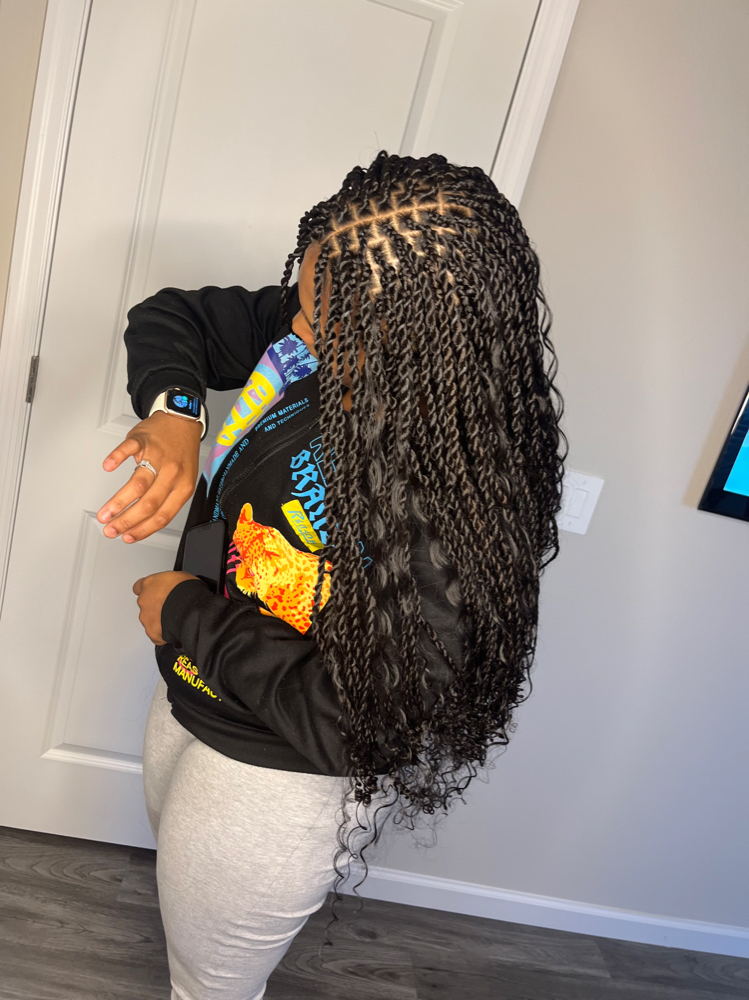 Small Long Boho Island Twists