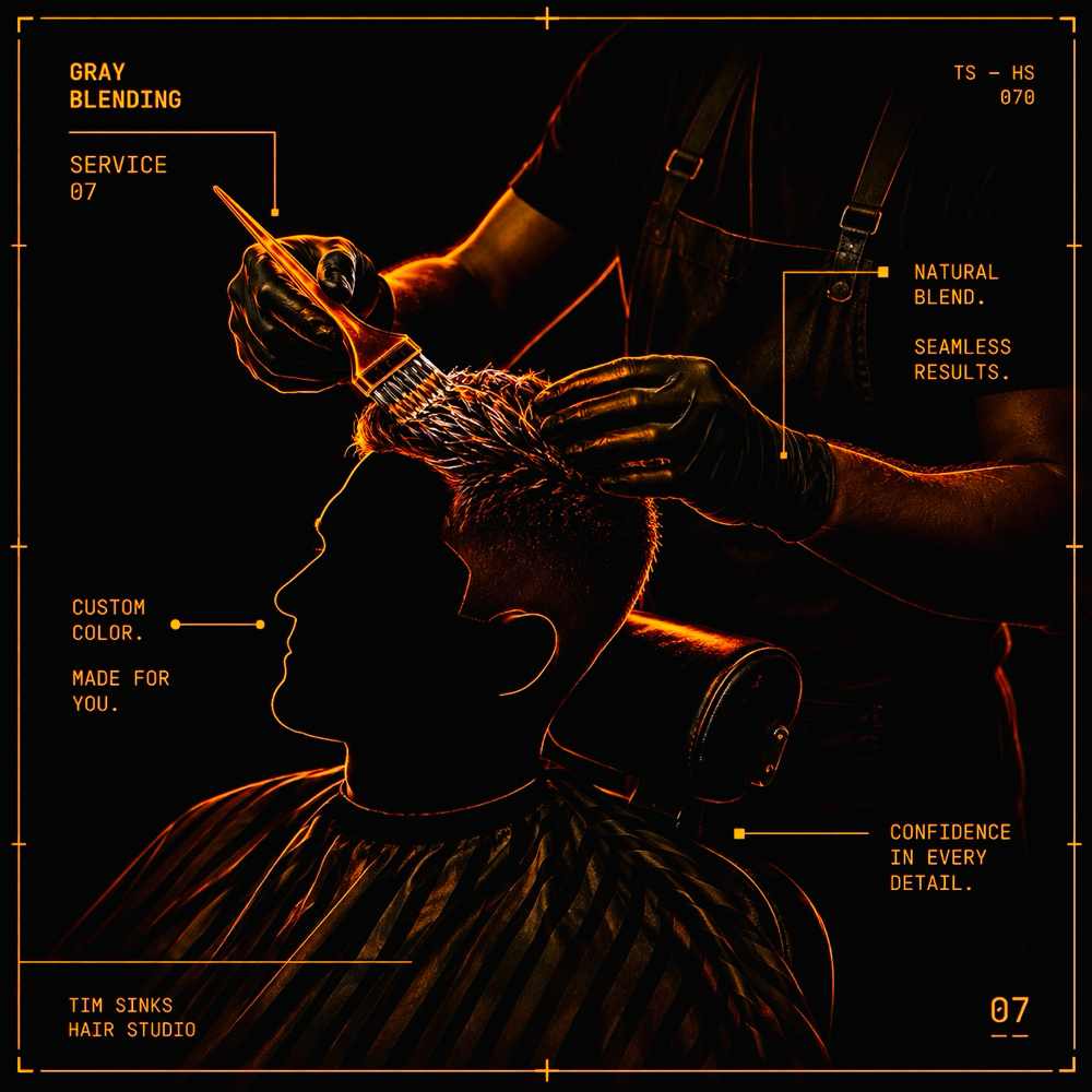 Gray Blending at Tim Sinks Hair Studio in Lincoln, NE