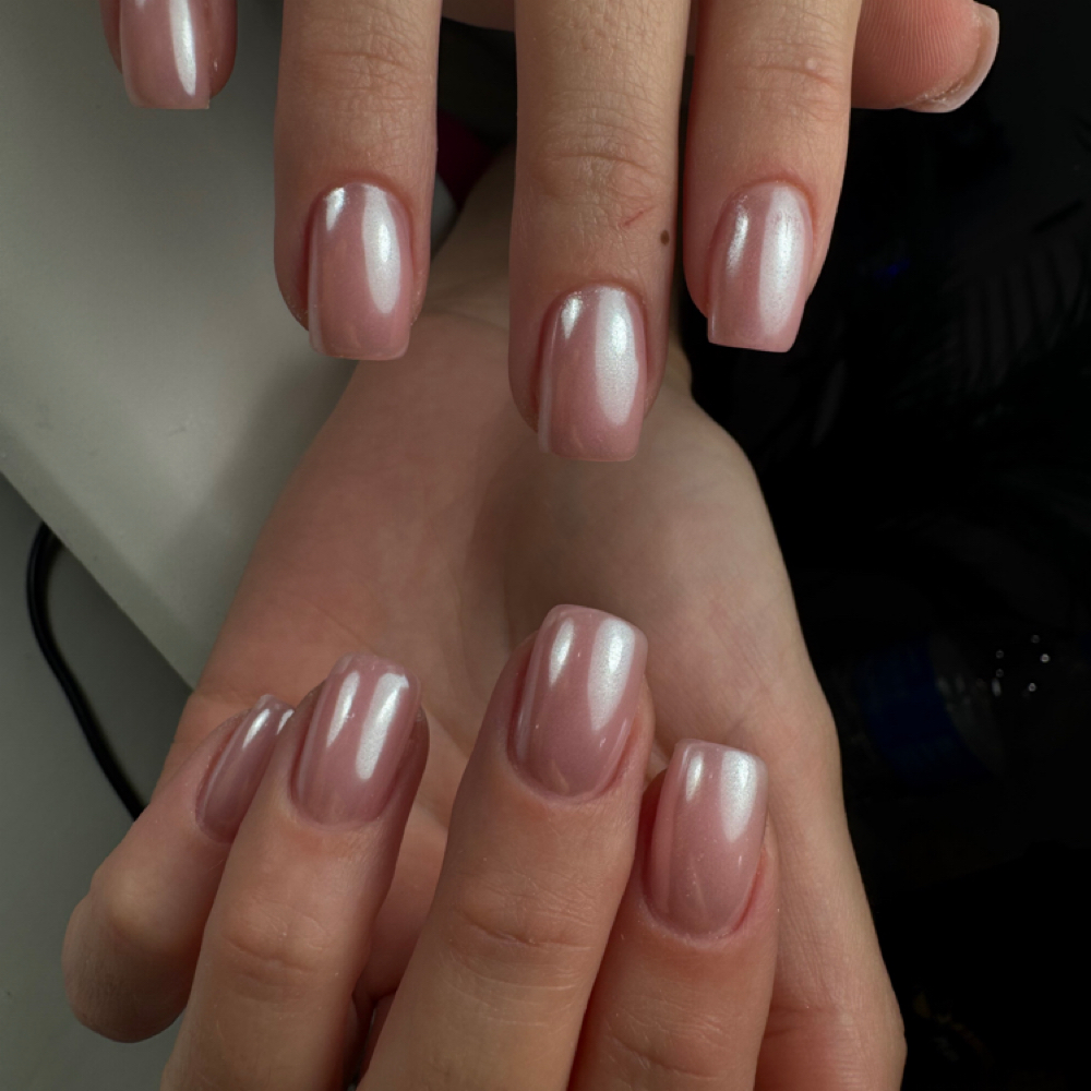 Chrome nails at Julia Nails Florida in Orlando, FL