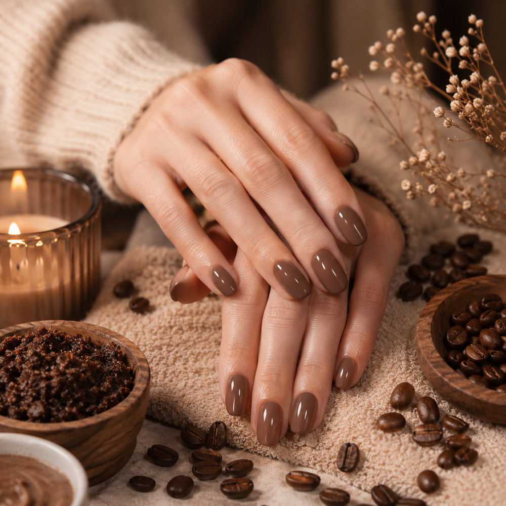 Coffee Manicure at Ambertipz in Raleigh, NC