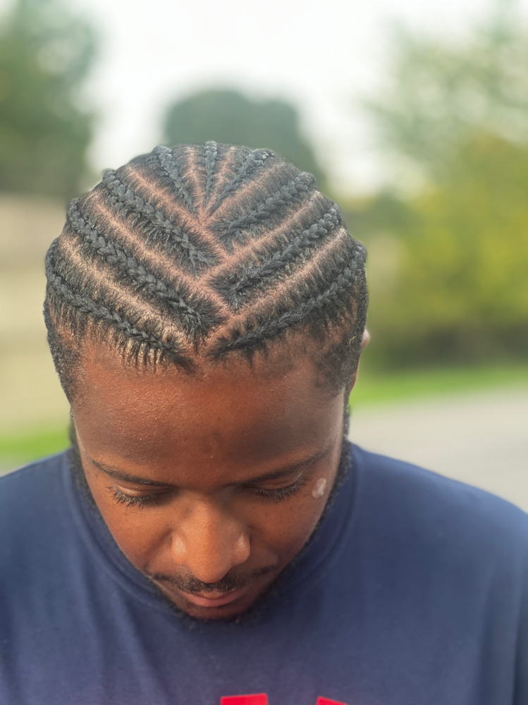 Stitch Braids SIX CORNROWS