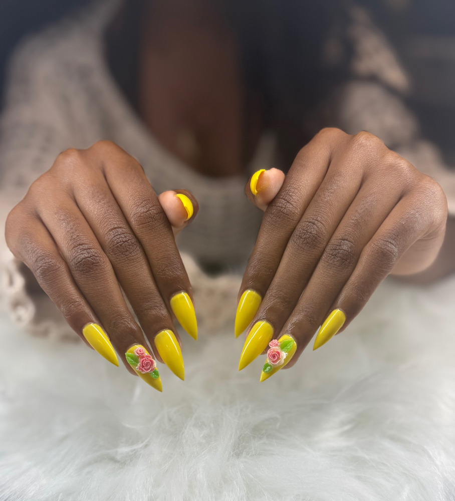 Gel-X Full Set, Medium Stiletto