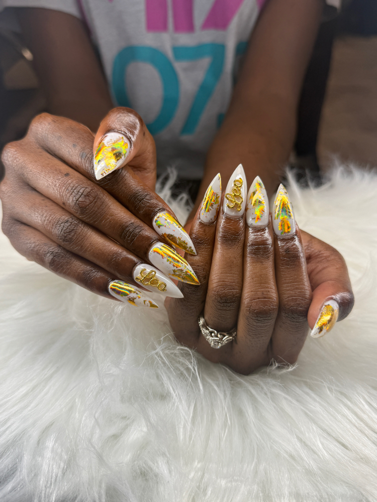 Gel-X Full Set, Medium Stiletto