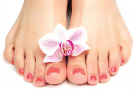 Feet at Carrie Anne’s Beauty Lab in Columbus, OH