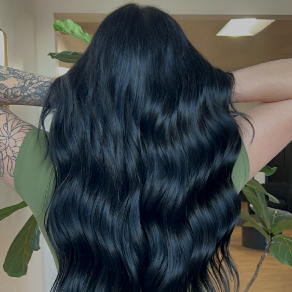 Micro Weft Install at Bleach Babe Hair in Riverside, CA