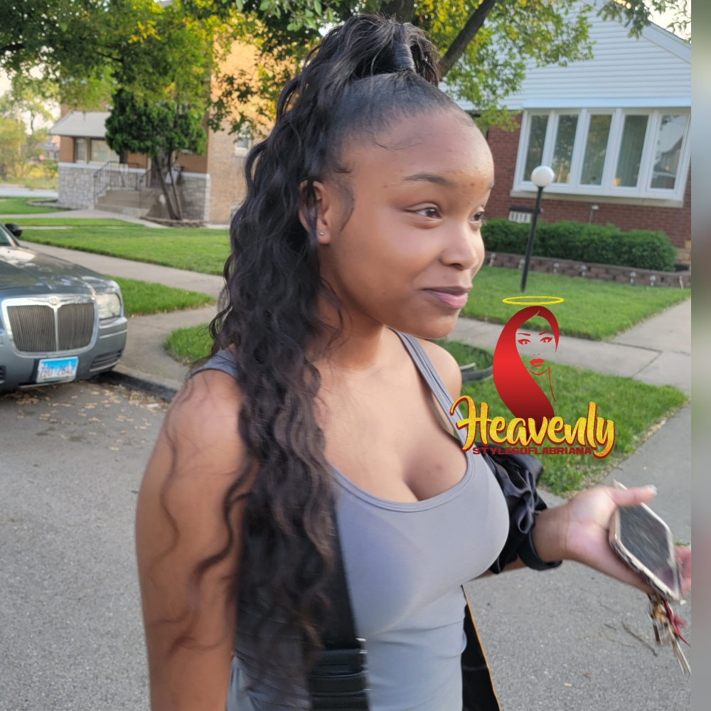 Half Up Half Down at Heavenly Styles of LaBriana in Glenwood, IL