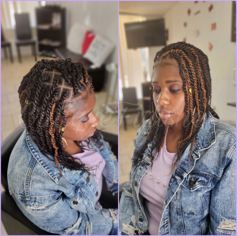 Kinky Twist (Hair NOT Provided) at Critique Finishes in Texarkana, TX