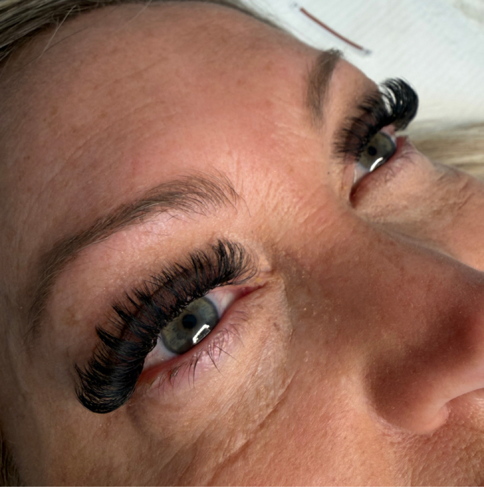 Lash extensions customized at BEEUTI by Lili in Watkins Glen, NY