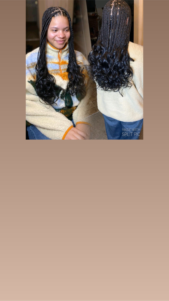 French Curl Knotless (Smedium) at V Styles LLC in Horn Lake, MS