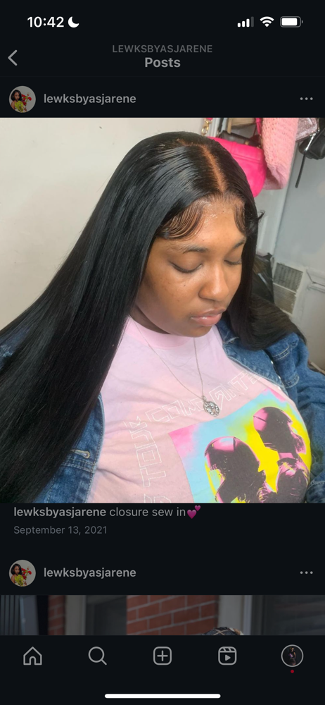 closure sew in