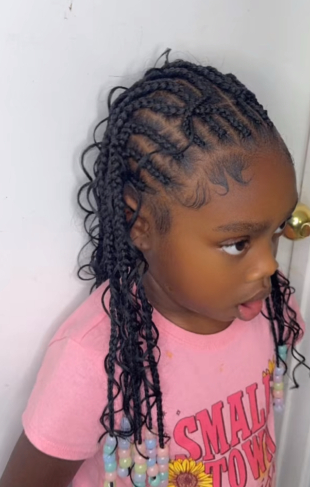 Kid Fulani Braids at J and Z BEAUTY BY SHIRLEY in Ozark, AL