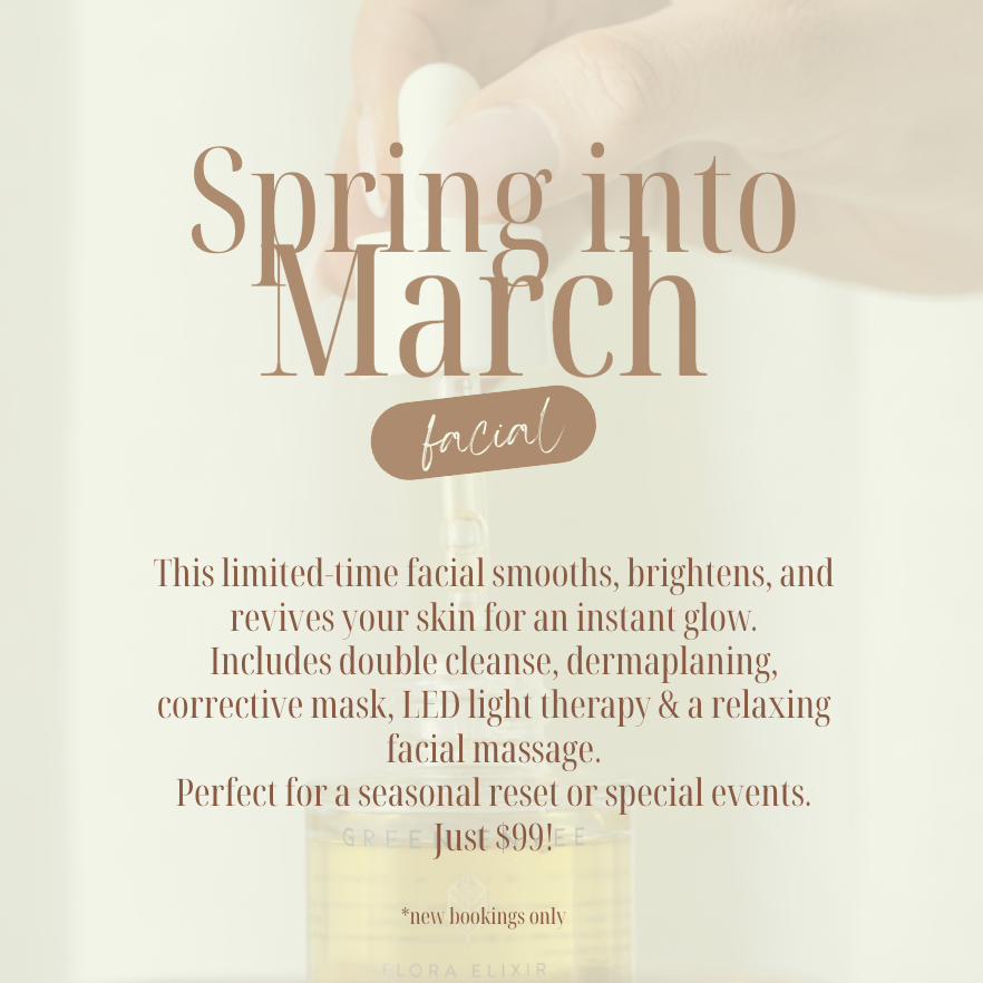 Spring into March facial at Skn Studio NE in Central City, NE