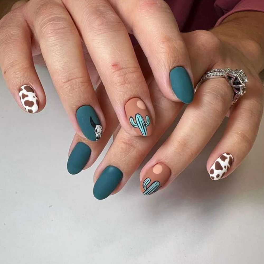 Hand Painted Nail Art