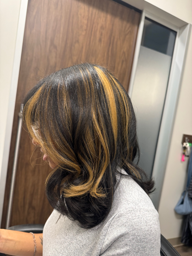 Pop of Color at Deja Jenelle Hair in Baltimore, MD