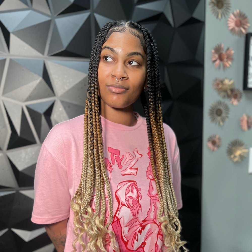 Large Knotless (Waist length) at Sit With Cham in Charlotte, NC