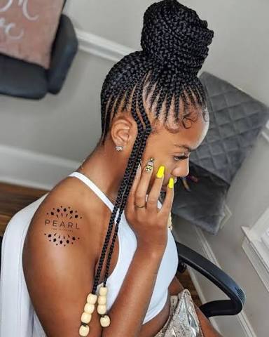 Ponytail Cornrows