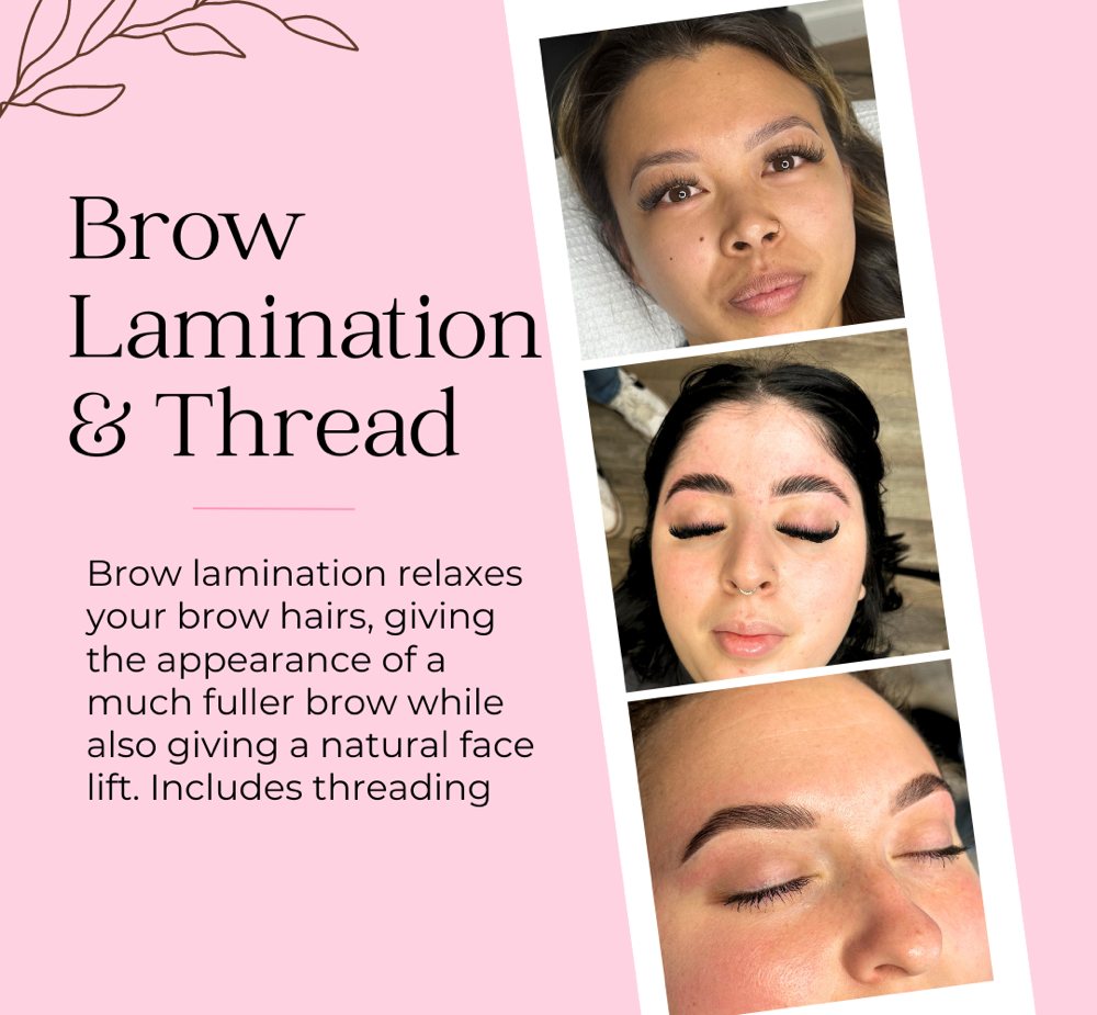 Brow Lamination & Thread