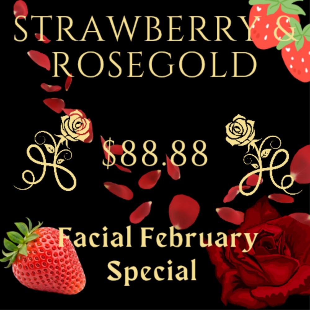 Strawberry RoseGold 60min Facial at Texas Tan / Bluff St Beauty & CO in Livingston/Woodville, TX