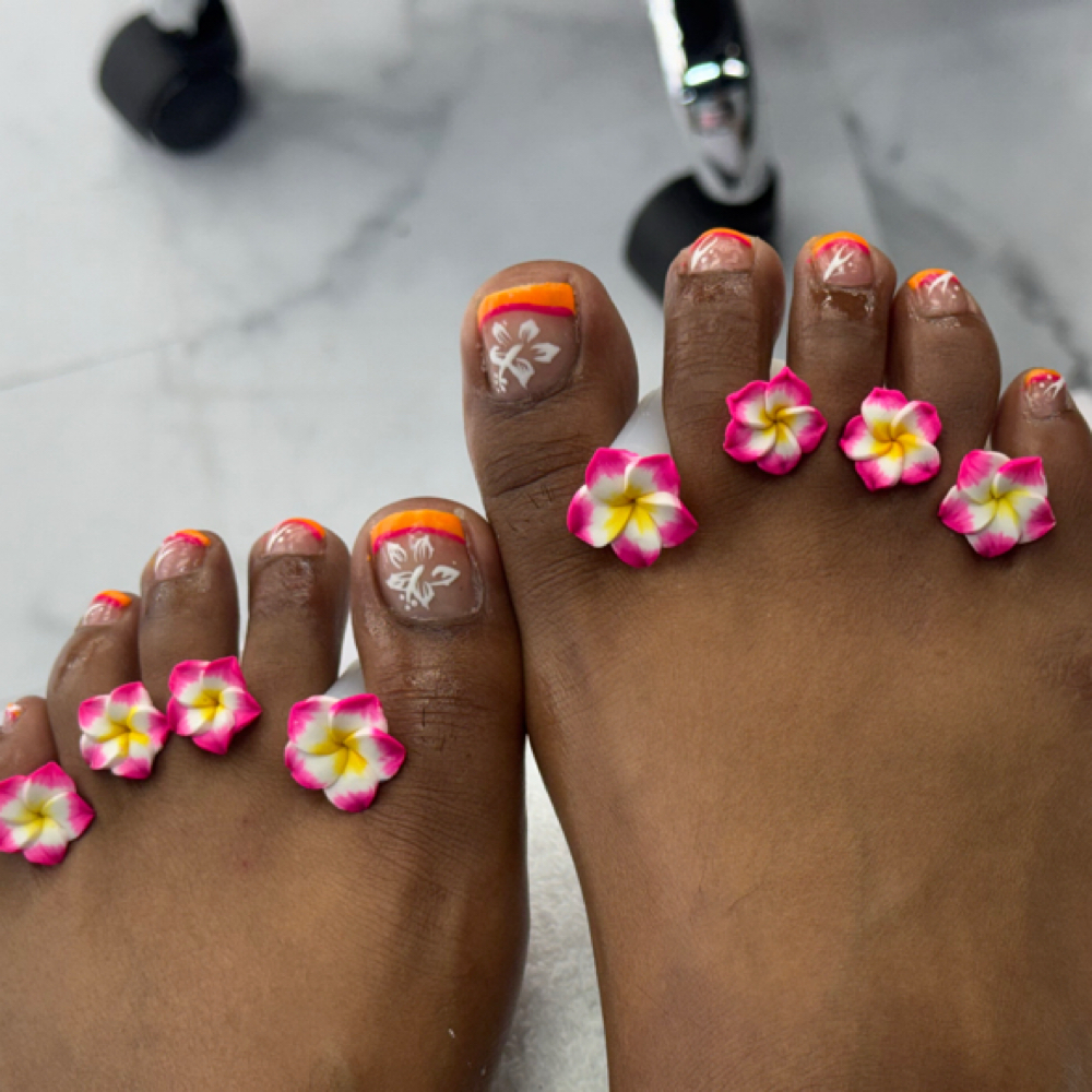 Spa Pedicure at Reyes Styles Barbershop & Salon in Salisbury, MD