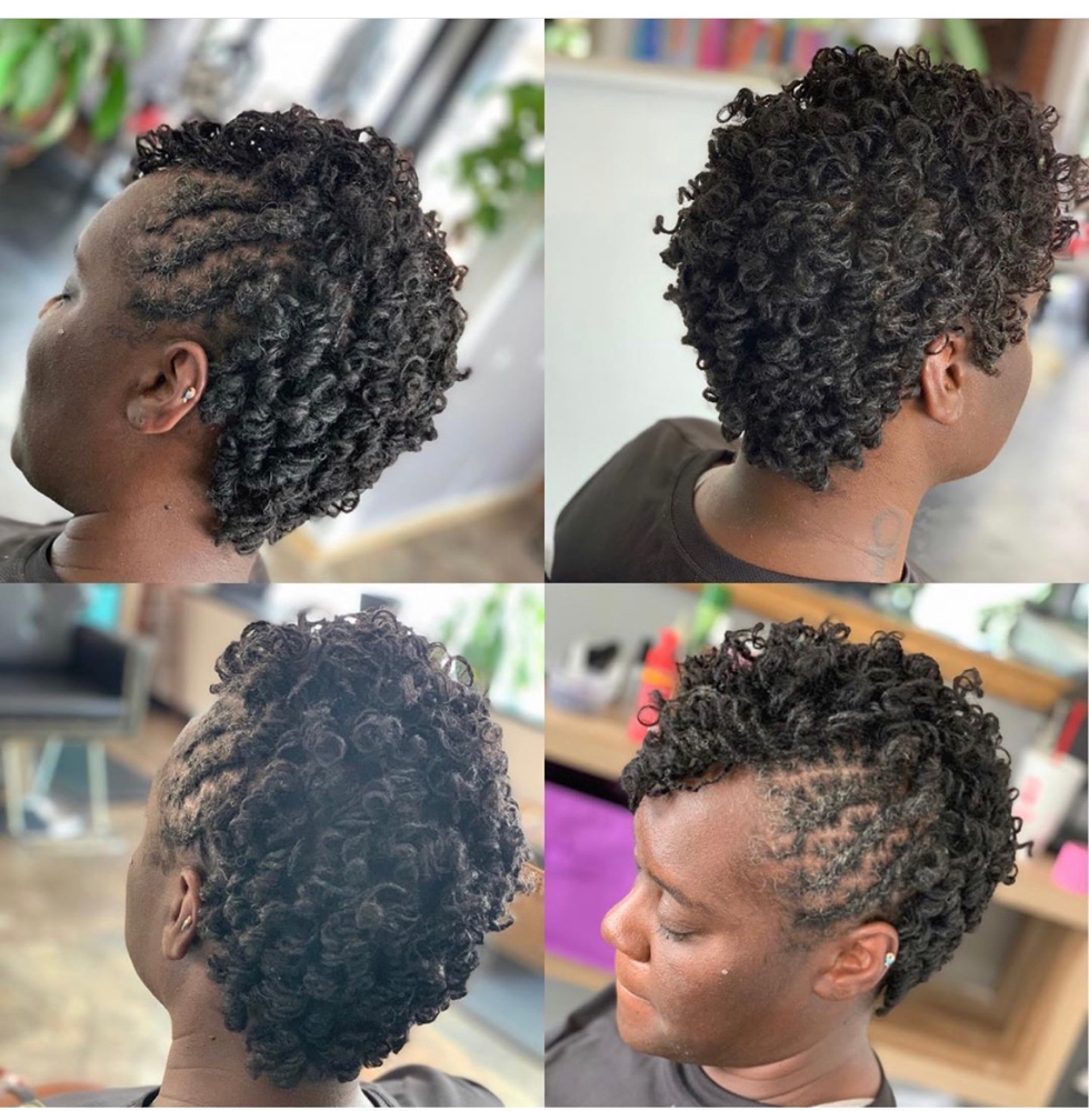 Micro Locs Re-tightening. at Rebel Rose Beauty & Wellness Sanctuary in Portsmouth, VA