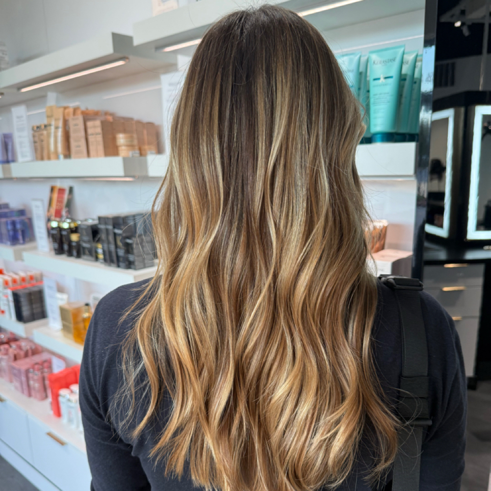 BALAYAGE/FOILYAGE/TEASYLIGHT + CUT at Sammistylist Hair in Bryan, TX