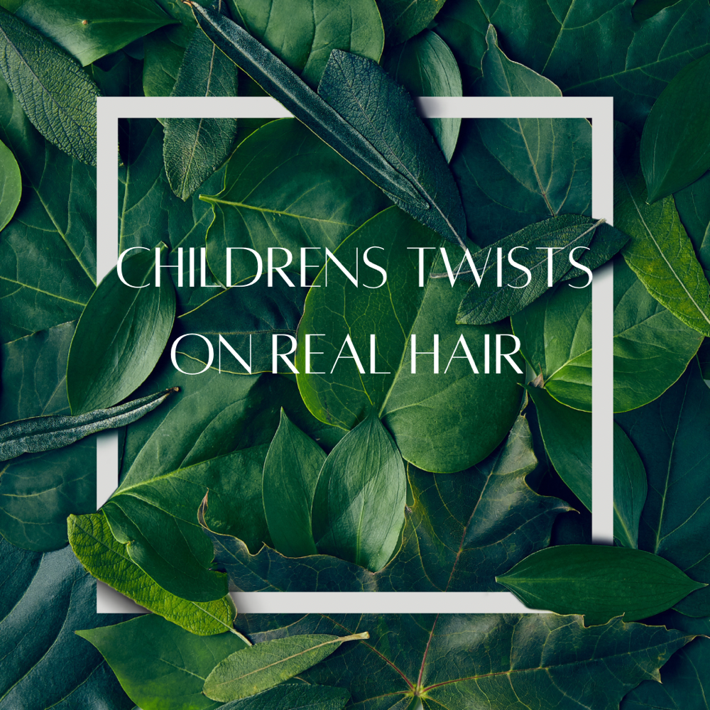 Childrens Twist On Real Hair 5-12