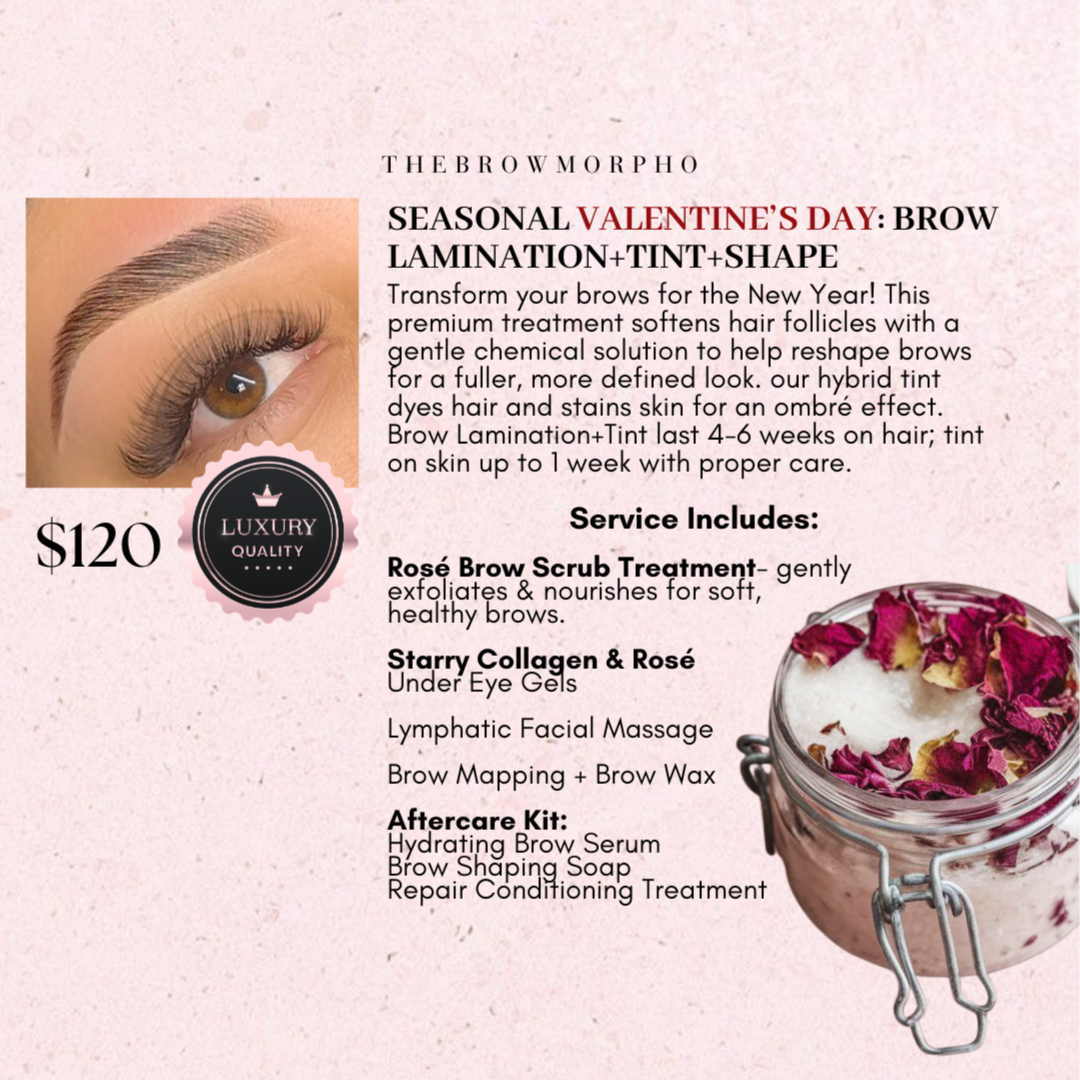FEBRUARY:Brow Lamination+Tint+Shape