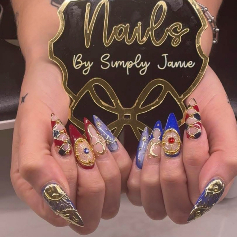GelX Long Legnth Color Full Design at Simply Janie Beauty LLC in Fort Smith, AR