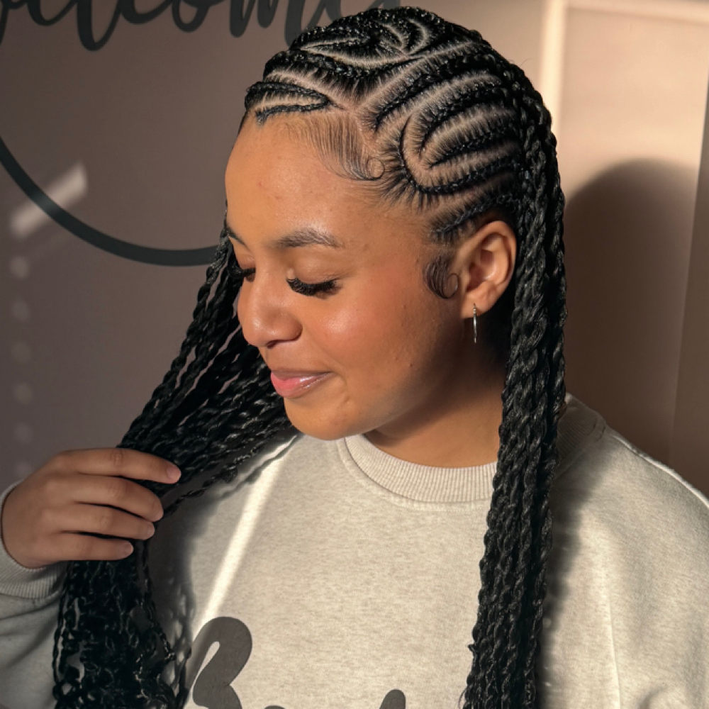 fulani knotless twists at Diliaspecialtouch LLC in Dracut, MA