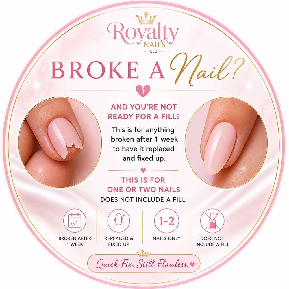 Nail Fix/Repair (Max 2 Nails) at Royalty Nails LLC in Colorado Springs, CO