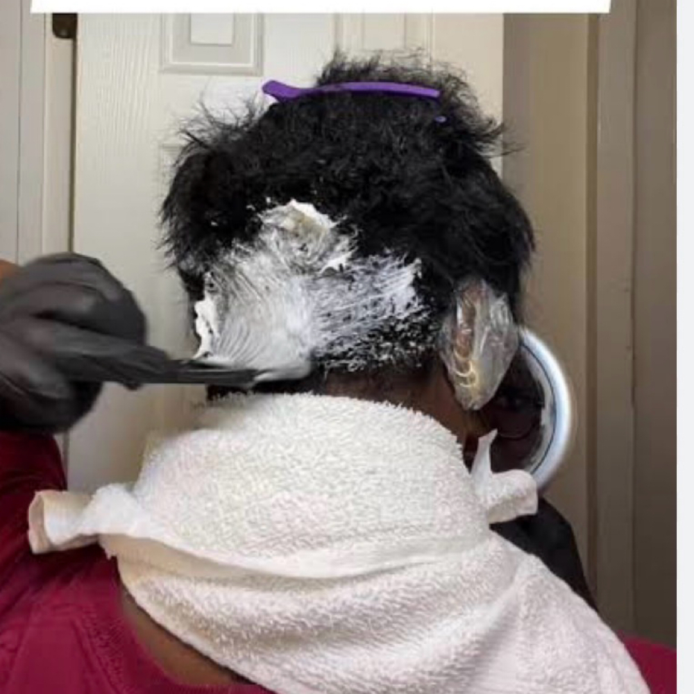 Partial Relaxer at “TheeWeaveSpecialist” in Hollywood, SC