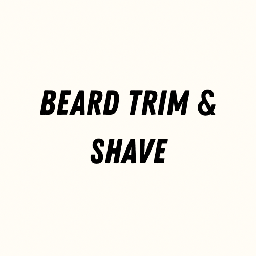 Beard Trim & Shave