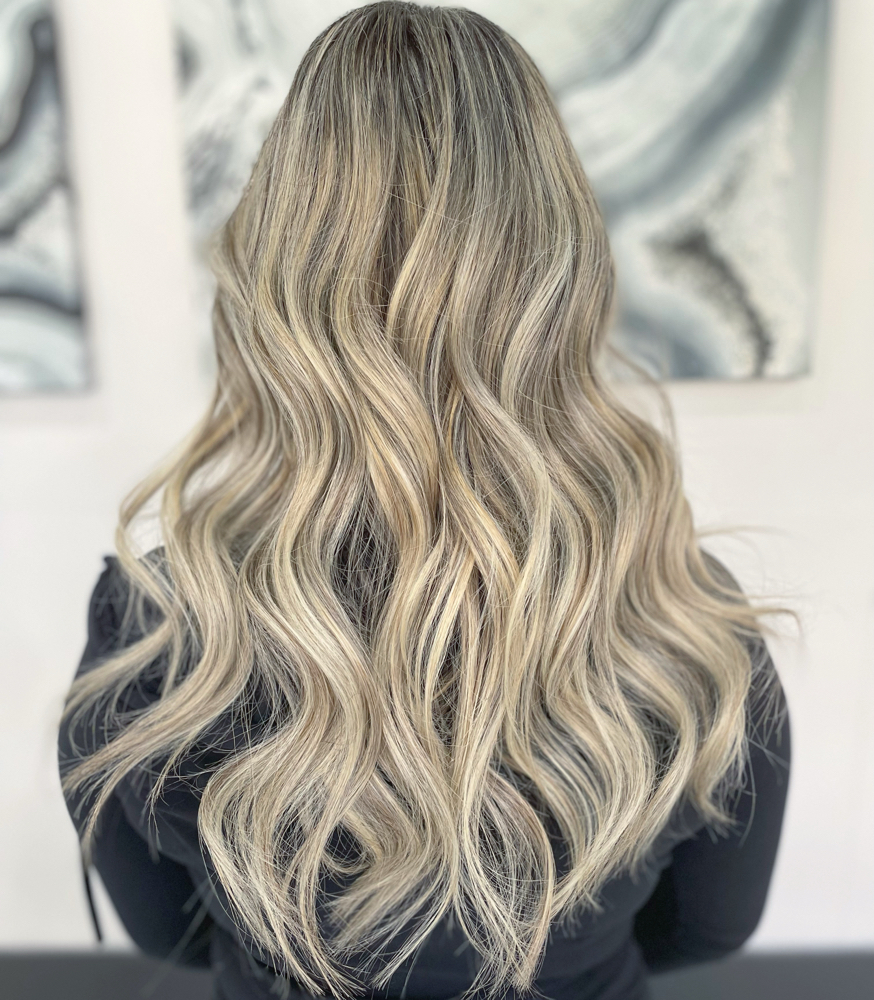 Custom Blonding Balayage Cut Style