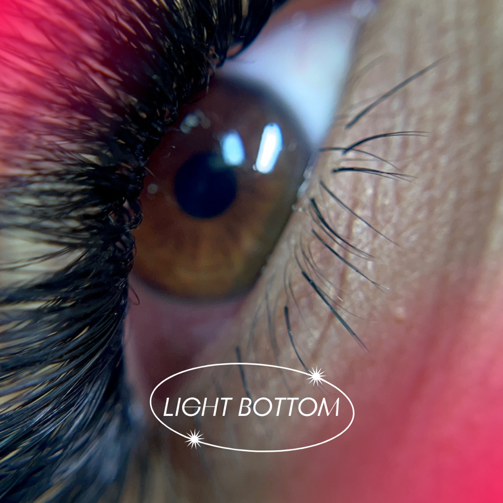 Light Bottom Lashes