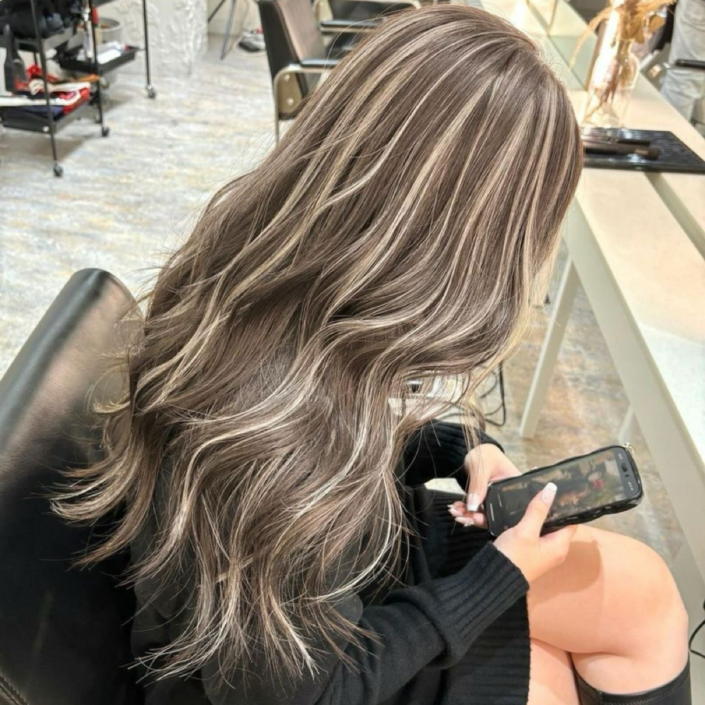 Blonde/lowlight-Brown/highlight at Mirror Mirror On The Wall in Pensacola, FL