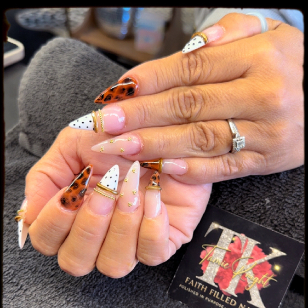 Tier 3 Intricate Nail Art at Faith Filled Nails in Salina, KS