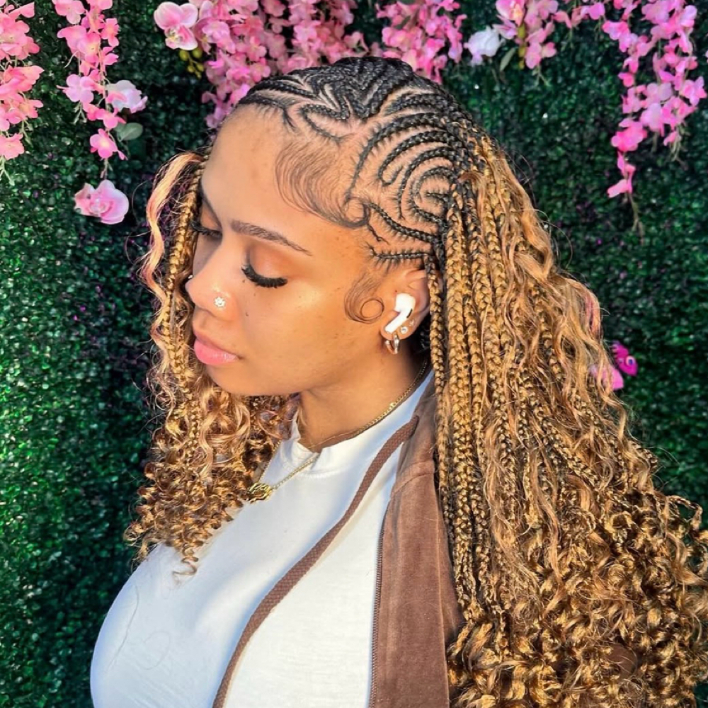 Boho Tribal x Knotless Freestyle at Exotic Slay in Lanham, MD