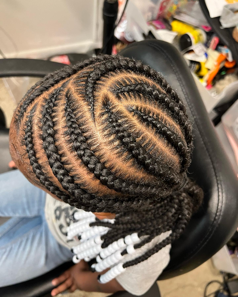 Kids Stitch braids Age 5-7 at Locs n Things by Ashley in Jersey City, NJ