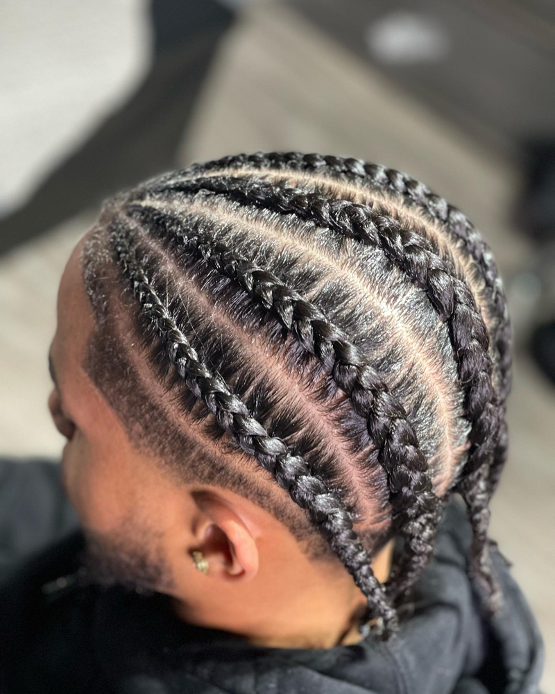 6 Braids (men)