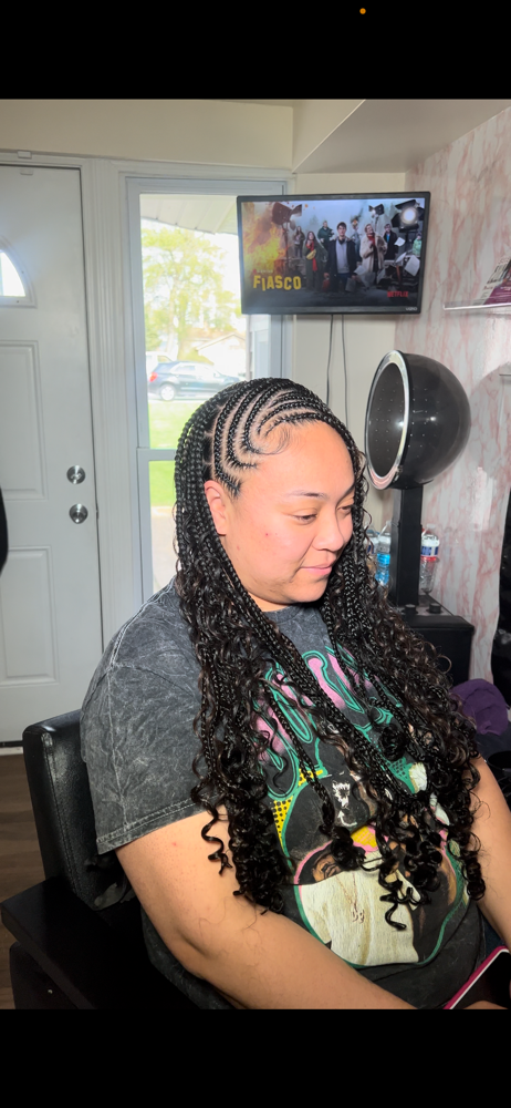 Boho Fulani With Knotless Braids