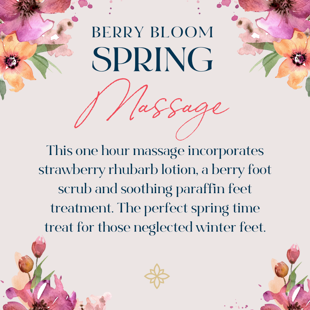 Berry Bloom Spring Massage