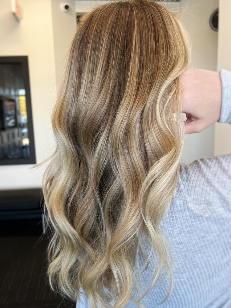 Partial Blonding Service & Haircut