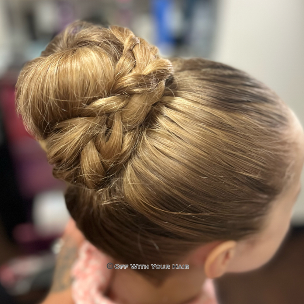 Little Girl Up-do at Off With Your Hair LLC in 11758