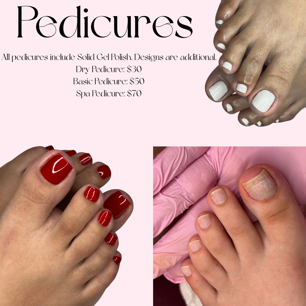 Pedicures at Mary’s Pink Studio in Laredo, TX